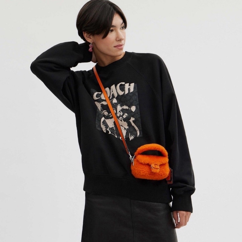 Coach The Lil Nas X Drop Tabby Bag 12 In Shearling